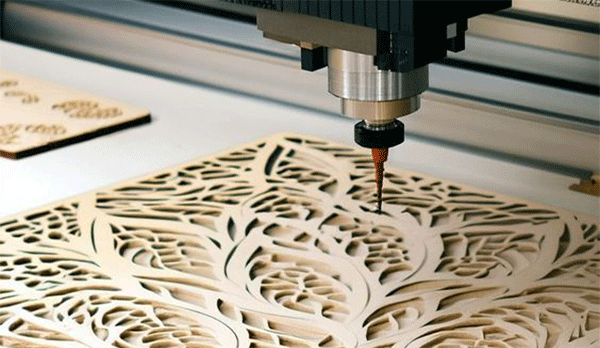 Usinage sur bois avec la machine CNC
